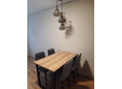 Стол Лота Лофт 120 25 мм дуб делано темный / черный матовый фото покупателя 502