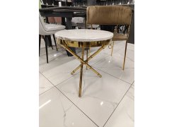 Журнальный столик Monika 50х55 marble / gold из шоурума 3
