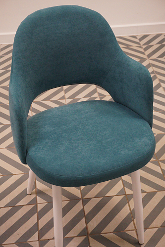 Стул на металлокаркасе Гутрид ромбы сзади капучино из шоурума 1