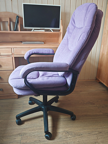 Компьютерное кресло Comfort Lux/Комфорт Люкс серый фото покупателя 8