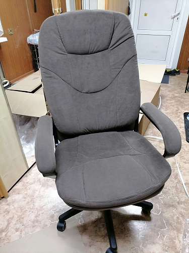 Компьютерное кресло Comfort lux серый фото покупателя 124