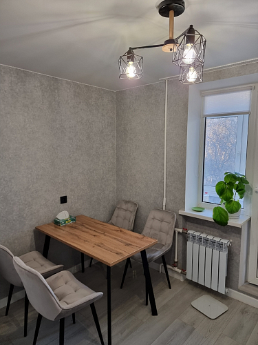 Стол Тринити Лофт 120 32 мм дуб галифакс табако / черный матовый фото покупателя 171