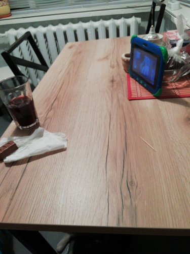 Деревянный стол Лота Лофт 140х80 черный матовый / бетон светлый фото покупателя 881