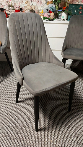 Стул на металлокаркасе Kora beige / black фото покупателя 235