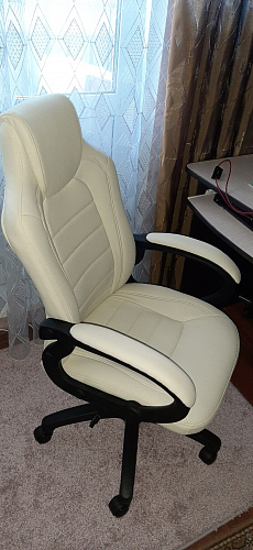 Компьютерное кресло Kadis коричневое / бежевое фото покупателя 111