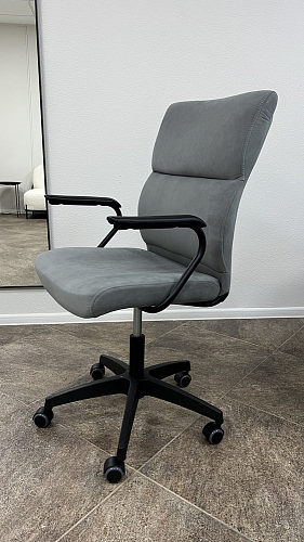 Компьютерное кресло Benefit флок бежевый 7 фото покупателя 62