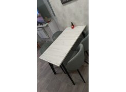 Стул на металлокаркасе Gabi 1 light purple / black фото покупателя 61