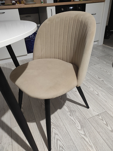 Стул на металлокаркасе Gabi gray / black фото покупателя 429