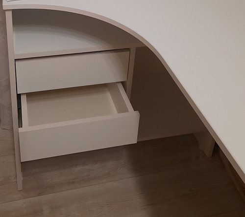 Письменный стол СПм-25 правый белый фото покупателя 14