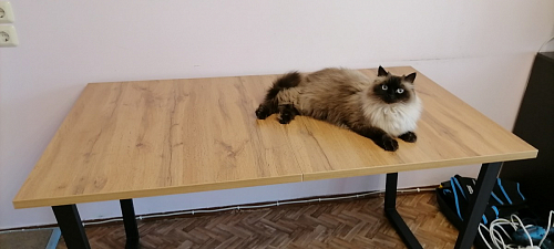 Деревянный стол Лота Лофт 120x75 дуб крафт табачный / черный матовый фото покупателя 266