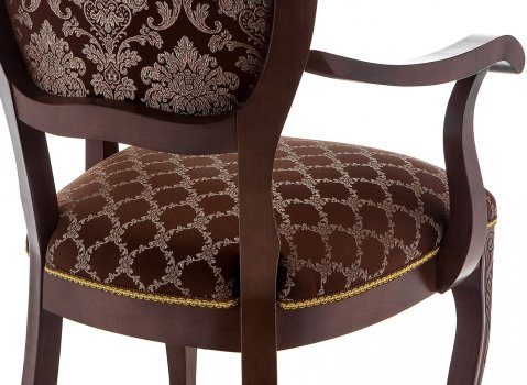 Кресло Лауро орех / шоколад