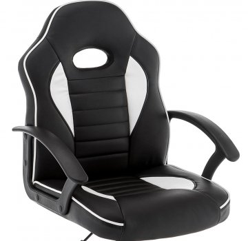 Компьютерное кресло Danger черное / белое