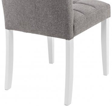 Стул Madina white / fabric pebble