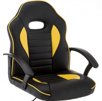 Компьютерное кресло Danger черное / желтое