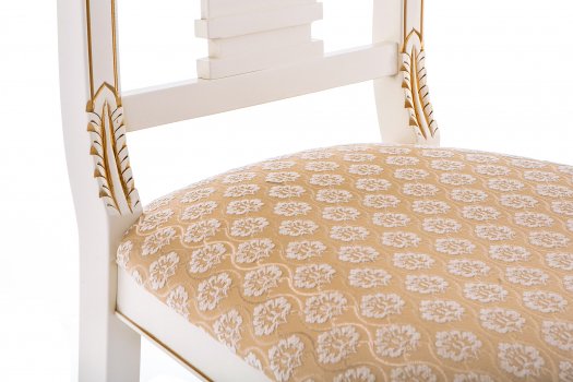 Стул Roy W/З молочный / патина