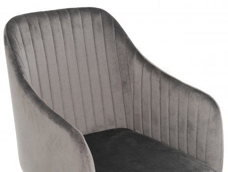 Стул на металлокаркасе Slam тёмно-серый