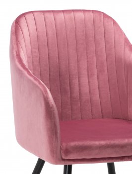 Стул на металлокаркасе Slam dark pink