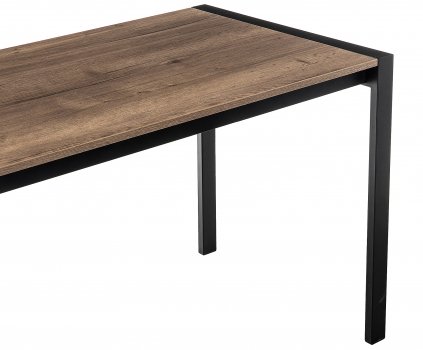 Стол Центавр дуб галифакс / черный матовый