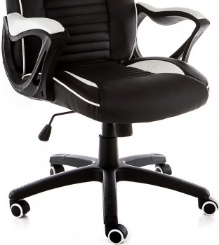 Компьютерное кресло Leon черное / белое