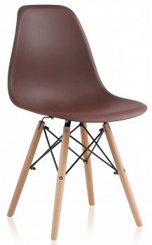 Пластиковый стул Eames PC-015 brown