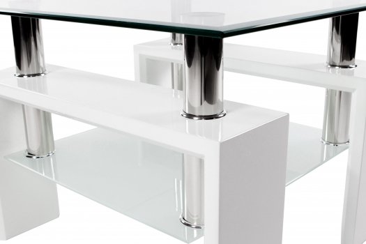 Журнальный стол ST-052 белый - Уцененный экземпляр