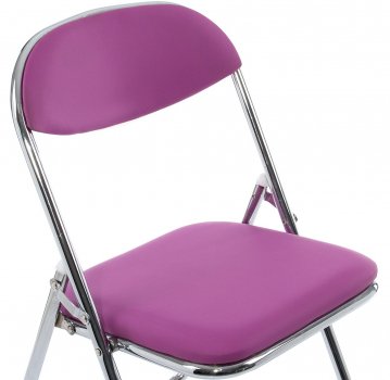 Стул Fold раскладной фиолетовый